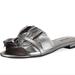 Michael Kors Shoes | Michael Michael Kors Bella Sport Slides Sandals Gunmetal Size 9.5 | Color: Silver | Size: 9.5