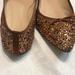 J. Crew Shoes | Extremely Rare!!!! J. Crew Glitter Gemma Flats Size 7 | Color: Brown/Pink | Size: 7