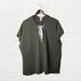 Free People Tops | Free People Womens Olive Green Short Sleeves Lace Up Hoodie Tunic Poncho Size Os | Color: Green | Size: Os