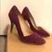 Madewell Shoes | Madewell Mira Heels - Burgundy Size 6.5 | Color: Purple/Red | Size: 6.5