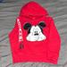 Disney Shirts & Tops | Disney Toddler Boy Disneyland Mickey Mouse Red Sweater Hoodie With Front Pocket | Color: Red | Size: Xsb