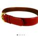 Coach Accessories | Coach 8500 Red Belt | Color: Gold/Red | Size: Os