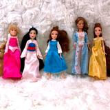 Disney Toys | Disney Store Mini Doll 5 Pc Princess Prince | Color: Gold/Pink | Size: Osg