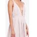 Free People Dresses | Free People Spaghetti-Strap Deep V-Neck Dress Nwot | Color: Silver | Size: 8