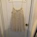 American Eagle Outfitters Dresses | American Eagle Sequin Cream Dress | Color: Cream | Size: M