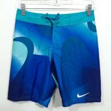 Nike Swim | Nike Boys Blue 8 Inch Spectrum Drift Board Shorts Size M | Color: Blue | Size: Mb