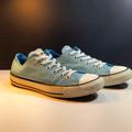 Converse Shoes | Converse All-Star Low Top Sneakers | Color: Blue/White | Size: 8