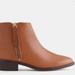 J. Crew Shoes | J. Crew | Frankie Ankle Boot Sephia Brown Side Zipper - 7 B | Color: Brown | Size: 7
