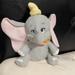 Disney Toys | Disney Seersucker Dumbo Plush | Color: Gray | Size: Osg