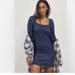 Anthropologie Dresses | Anthropologie Nwt Asha Knit Mini Dress Size Xl. | Color: Blue | Size: Xl
