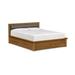 Copeland Furniture Solid Wood and Storage Platform Bed Wood and Upholstered/ in Brown | 35 H x 78 W x 86 D in | Wayfair 1-MPD-35-43-STOR-Sterling