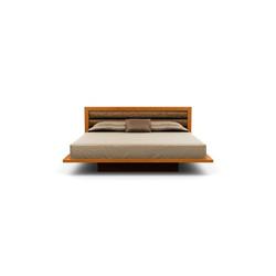 Copeland Furniture Solid Wood and Platform Bed Wood and Upholstered/ in Red/Brown | 35 H x 90 W x 78 D in | Wayfair 1-MPD-22-23-3314