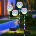 LETMY Solar Lights Outdoor Decorative, Solar Dandelion Garden Lights w/ Colorful String Lights, Upgraded Waterproof Solar Decoration For Garden | Wayfair