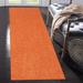 Orange 2'6" x 48' Area Rug - Latitude Run® kids Solid Color Custom Size Runner Area Rugs 576.0 x 30.0 x 0.4 in Polyester | Wayfair