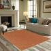 Brown 96 x 96 x 0.4 in Area Rug - Eider & Ivory™ kids Favourite Area Rugs Rust Polyester | 96 H x 96 W x 0.4 D in | Wayfair