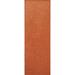 Orange 2' x 4' Area Rug - Latitude Run® kids Solid Color Custom Size Runner Area Rugs 48.0 x 24.0 x 0.4 in Polyester | Wayfair