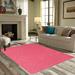 Pink 72 x 72 x 0.4 in Area Rug - Eider & Ivory™ kids Favourite Area Rugs Polyester | 72 H x 72 W x 0.4 D in | Wayfair