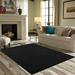 Black 96 x 96 x 0.4 in Area Rug - Eider & Ivory™ Roesch Favourite Area Rugs Polyester | 96 H x 96 W x 0.4 D in | Wayfair