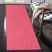 Pink 480 x 30 x 0.4 in Area Rug - Latitude Run® kids Solid Color Custom Size Runner Area Rugs Polyester | 480 H x 30 W x 0.4 D in | Wayfair