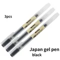 Stylo gel japonais MUJI 0.38mm/0.5mm 3 pièces encre noir/bleu/rouge/bleu foncé 4 documents école