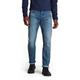 G-STAR RAW Herren Triple A Regular Straight Jeans, Blau (faded hague blue destroyed D19161-C779-C764), 32W / 32L