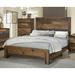 Wooden Bed in Rustic Pine