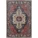 Floral Kashan Mohtasham Turkish Oriental Rug Hand-knotted Wool Carpet - 3'11" x 5'10"
