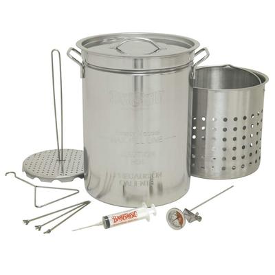 Bayou Classic Stockpot Stainless Steel 32 quarts qt.