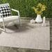 Brown/White 48 x 0.25 in Area Rug - Wade Logan® Arneshia Beige/Brown Indoor/Outdoor Area Rug | 48 W x 0.25 D in | Wayfair CHLH8559 37145794