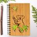 Cades and Birch Koala Bear Handmade Journal, Wood | 0.75 H x 5.5 W x 8.5 D in | Wayfair JN-18-5006