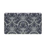 Navy 32 x 17.5 x 0.47 in Kitchen Mat - Laura Ashley Wellness Anti-Fatigue Mat Metal | 32 H x 17.5 W x 0.47 D in | Wayfair LAK015830