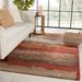 Brown/Red 96 x 0.67 in Area Rug - Trent Austin Design® Marasco Abstract Handmade Tufted Red/Brown/ Area Rug Viscose/Wool | 96 W x 0.67 D in | Wayfair