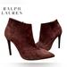 Ralph Lauren Shoes | Like Ralph Lauren Purple Label Brown Suede Heeled Ankle Booties | Color: Brown | Size: 37 1/2