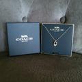Coach Jewelry | Coach Gold Signature C Pendant Necklace - Nib | Color: Gold | Size: 16" Chain With 2" Extender