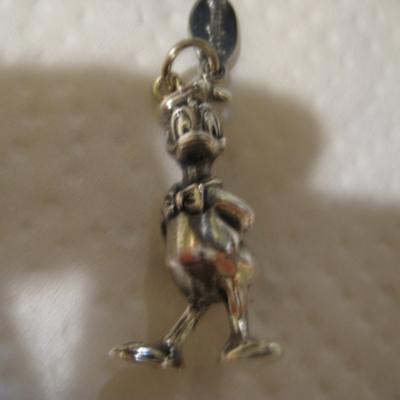 Disney Jewelry | Disney Sterling Donald Duck Vintage Charm | Color: Silver | Size: Os