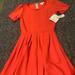 Lularoe Dresses | Lularoe Red Amelia | Color: Red | Size: Xs