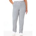 Blair Women's Pull-On Knit Drawstring Sport Pants - Grey - PXL - Petite