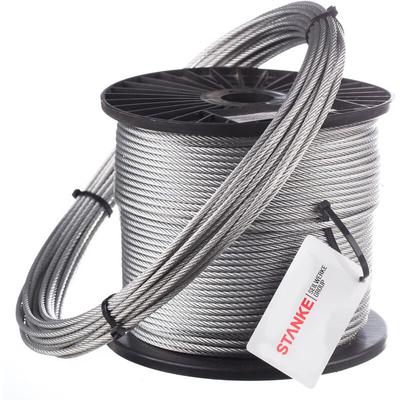 Seilwerk Stanke - Drahtseil 10mm 6x19 verzinkt Drahtseil für Anhänger Stahlseil Forstseil din Seil Image