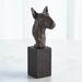 Studio A Home Bull Terrier Sculpture Metal | 12.25 H x 6 W x 4 D in | Wayfair 7.80646