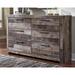 Signature Design by Ashley Cazenfeld 6 Drawer Double Dresser Wood in Brown | 36.42 H x 58.7 W x 15.35 D in | Wayfair B200-31