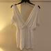 Anthropologie Swim | Anthropologie Bathing Suit Swimsuit Coverup White Size Extra Small | Color: White | Size: Xs