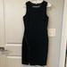 J. Crew Dresses | J. Crew Black Sheath Dress With Faux Leather Side Pipe | Color: Black | Size: 4