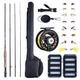 Matymats Fly Fishing Rod and Reel Combos Fly Fishing Starter Kit 9ft, 4-Piece, 5/6/7/8 Weight Fly Rod Complete Fly Fishing Combo for Bass Trout Travel Freshwater Saltwater Adults Man Women