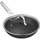 MSMK 32cm Non Stick Frying Pan with Lid, Large Induction Hob Frying Pan,Scratch-Resistant, Burnt Also Nonstick, Heavy Duty Induction Large Frying Pan - Dishwasher & Oven-Safe Fry Pan