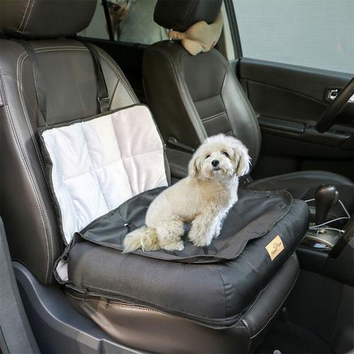 Hunde Autositz für kleine Hunde, 3-in-1 Hundesitz Auto Rückbank und Vorder, Hundeautositz mit