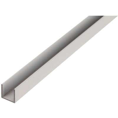GAH - alberts BA-Profil, U-Form, Alu natur, LxBxHxS 1000 x 8 x 8 x 1 mm Image