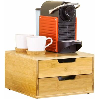 FRG82-N Kaffeekapsel Box Kapselspender Aufbewahrungsbox Schubladenbox Schreibtischorganizer bht: