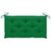 Anself Garden Bench Cushion Fabric Padded Bench Chair Seat Cushion Outdoor Bench Soft Pad Green 39.4 x 19.7 x 2.8 Inches (L x W x T)