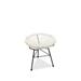 Acapulco Side Table With Glass - 21'' H x 20'' L x 20'' W