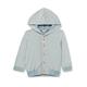 United Colors of Benetton Baby-Jungen Jacke MIT Kappe M/L 3ETVA5009 LANGÄRMLIGER Hoodie, 911 grau gestreift, 82